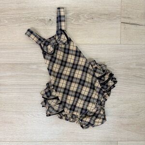 Kinloch Anderson Scotland Tartan Ruffle Overall Bubble